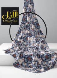 Nature flower style with blue, white colors - Image 2