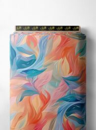 Colorful nature style with red,blue colors