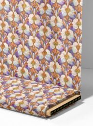 Nature flower style with purple,white colors - Image 4