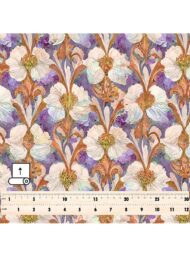 Nature flower style with purple,white colors - Image 5