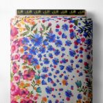 Floral flower style with pink,blue colors