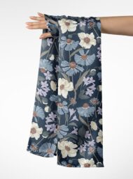 Nature flower style with blue,white colors - Image 3