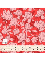 Flowers flower style with pink, red colors - Image 5