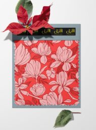 Flowers flower style with pink, red colors - Image 6