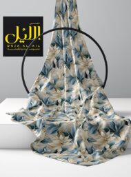 Nature flower style with blue,white colors - Image 2