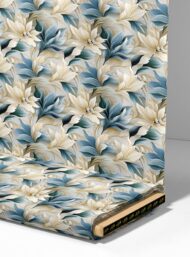 Nature flower style with blue,white colors - Image 4