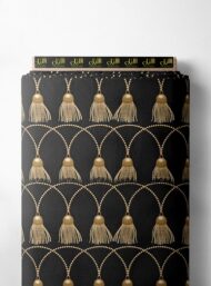 Tassels others style with black, gold colors