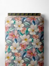 Flowers flower style with pink,white colors