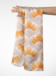 Pattern flower style with orange,pink colors - Image 3