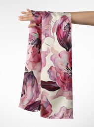 Flowers flower style with pink,red colors - Image 3