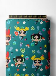 Characters mixed style with red,yellow colors