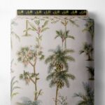 Tropical nature style with green,brown colors