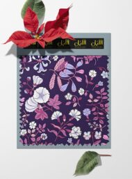 Floral flower style with purple,pink colors - Image 6