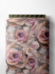 Rose flower style with pink,white colors