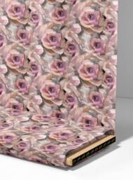 Rose flower style with pink,white colors - Image 4