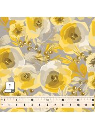 Flowers flower style with yellow,grey colors - Image 5