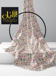 Pink flower style with pink,green colors - Image 2