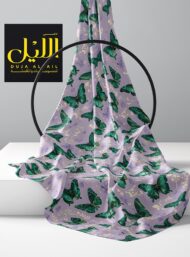 Butterfly nature style with green,purple colors - Image 2