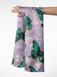 Butterfly nature style with green,purple colors - Image 3