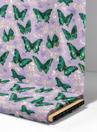 Butterfly nature style with green,purple colors - Image 4