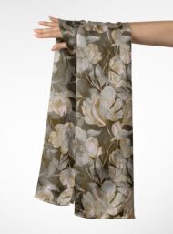 Nature flower style with brown,white colors - Image 3