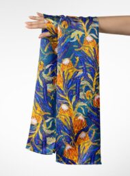 Nature flower style with blue,yellow colors - Image 3