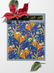 Nature flower style with blue,yellow colors - Image 6