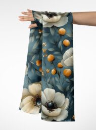 Flowers flower style with white,yellow colors - Image 3