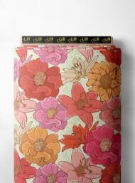 Flowers flower style with pink,red colors