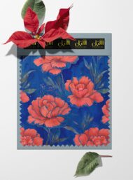 Nature flower style with red,green colors - Image 6