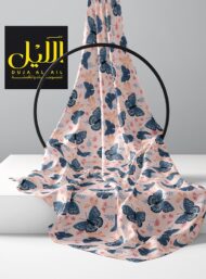 Butterfly flower style with blue,pink colors - Image 2