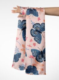 Butterfly flower style with blue,pink colors - Image 3