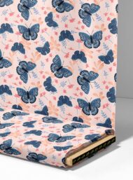 Butterfly flower style with blue,pink colors - Image 4