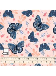 Butterfly flower style with blue,pink colors - Image 5