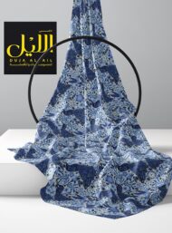 Peacock nature style with blue,white colors - Image 2