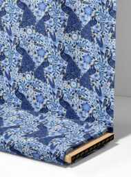 Peacock nature style with blue,white colors - Image 4