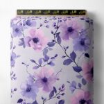 Purple flower style with purple,pink colors