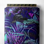 Tropical nature style with purple,blue colors