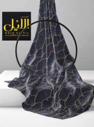 Leaves flower style with blue, gold colors - Image 2