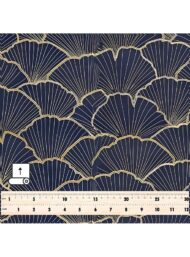 Leaves flower style with blue, gold colors - Image 5