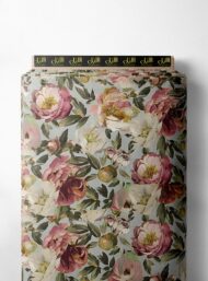 Flowers flower style with pink,green colors