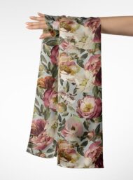 Flowers flower style with pink,green colors - Image 3