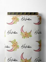 Crescent mixed style with green,pink colors