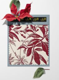 Flowers flower style with red,green colors - Image 6