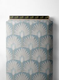 Leaf flower style with grey,blue colors