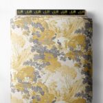 Nature flower style with yellow,grey colors