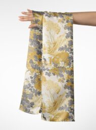 Nature flower style with yellow,grey colors - Image 3