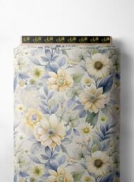 Flowers flower style with yellow,green colors