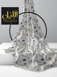 Floral flower style with blue,white colors - Image 2