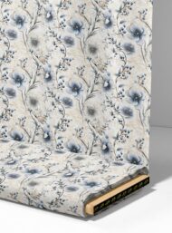 Floral flower style with blue,white colors - Image 4